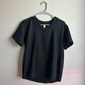 Black V-Neck T-Shirt